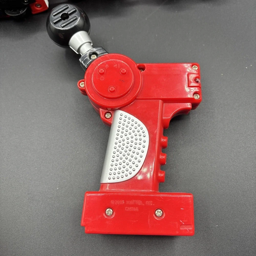 GEOTRAX RED FIRE TRUCK RAPID RESCUE SQUAD RC TRAIN W Pump Car & Side Dump Works